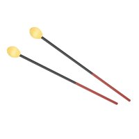 Bothyi - Mazos De Marimba Palos De Mazo Para Accesorios De Instrumentos Carillón De Bloque De Madera Amarillo