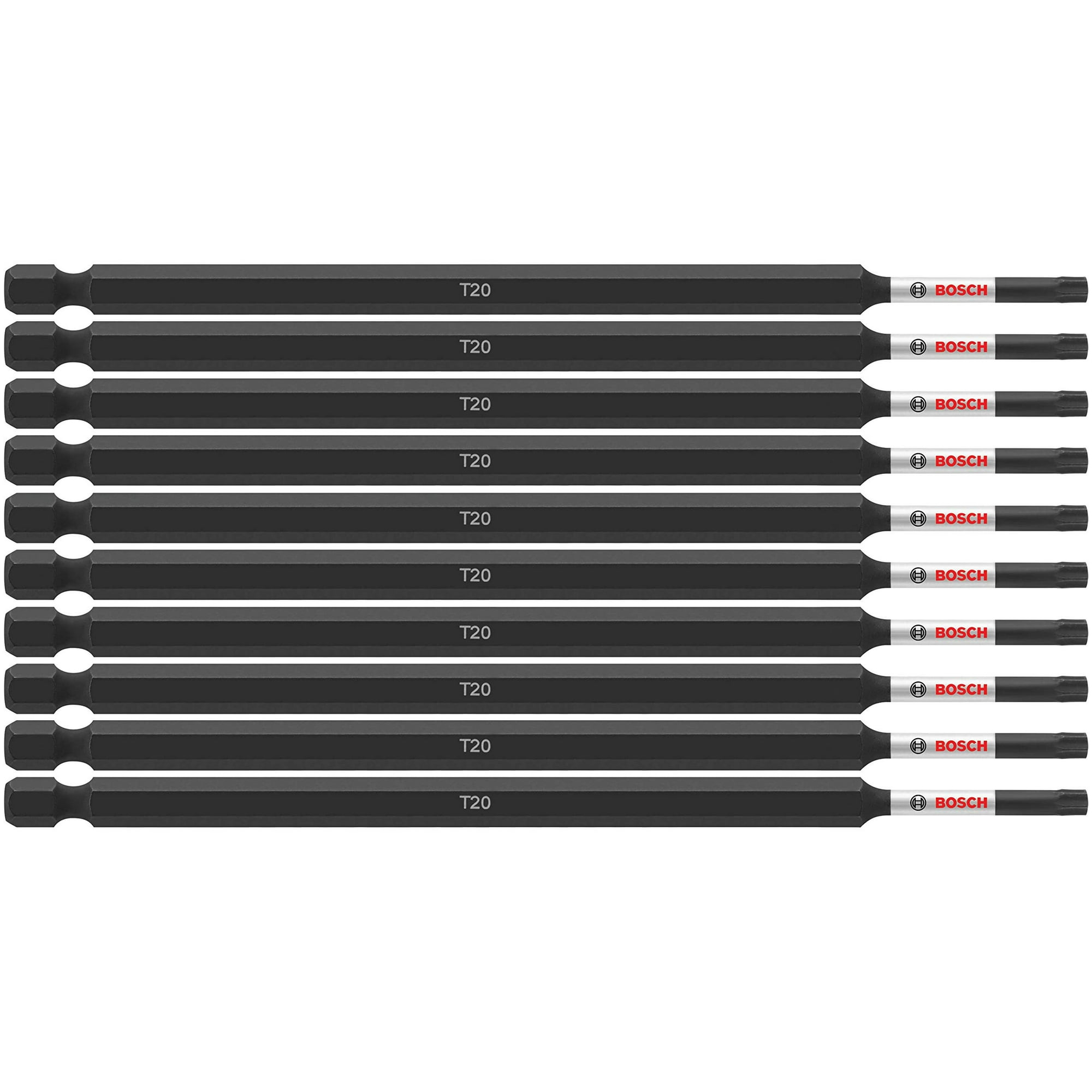 Brocas Eléctricas Para Atornillar Bosch Itt206b Torx #20, 6 Cm, Paquete De 10