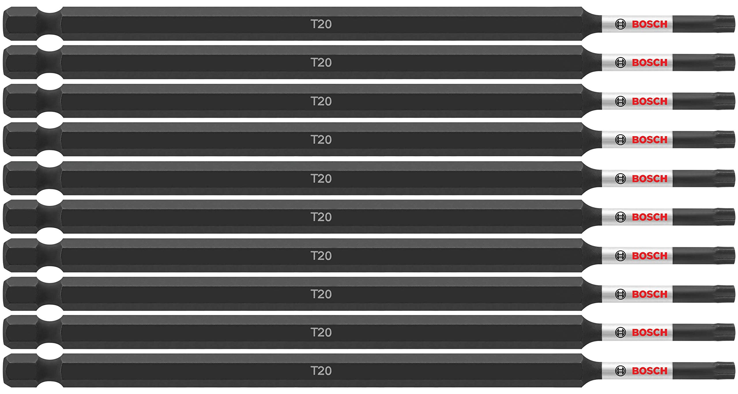 Brocas Eléctricas Para Atornillar Bosch Itt206B Torx #20, 6 Cm, Paquete De 10