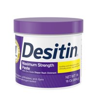 Crema Para Dermatitis Del Pañal Desitin, Máxima Concentración, 40% Óxido De Zinc, 480 Ml
