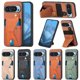 thumbnail image 5 of Funda Resistente para Google Pixel 9 con Tarjetero y Soporte, Diseño Magnético Marrón, 5 of 5