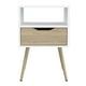 thumbnail image 2 of Velador 1 Cajon 40x63x35 Cm Fm-015b - Blanco / Café Claro, 2 of 8