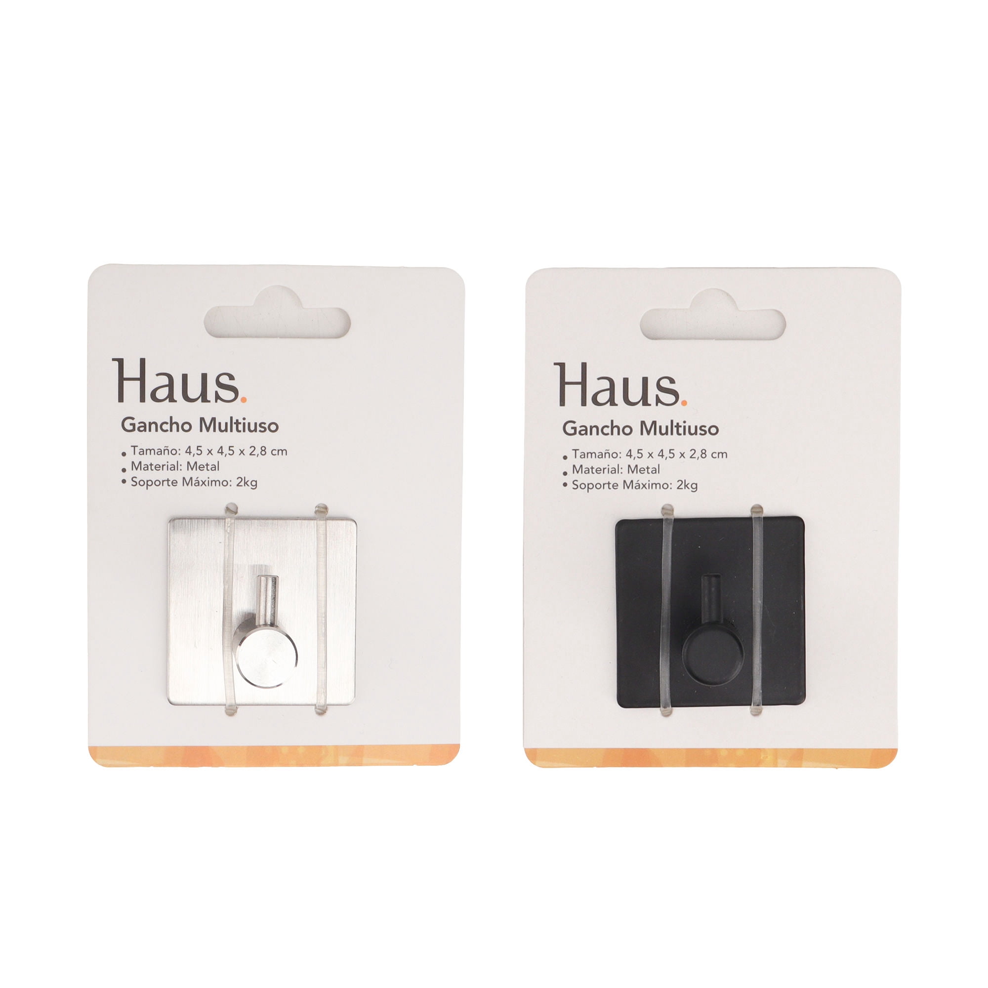 Gancho Metal Cromado 4.5x4.5x2.8cm Haus