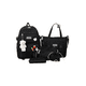 thumbnail image 1 of Conjunto de Mochilas de 5 Piezas Negra, 1 of 5