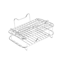 Bothyi - Kits De Rejilla Para Freidora De Aire Rectangular, Estante Para Freidora De Aire Para Olla, Hornear Y Cocinar