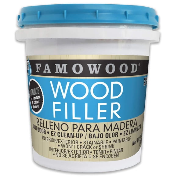 Wood Filler FamoWood 40022126 - Pinta de látex (473 ml), color natural