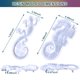 thumbnail image 2 of Moldes de resina Voaesdk Gecko Seahorse Silicone Animal 3D, 2 unidades, 2 of 6