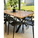 thumbnail image 3 of Mesa Rectangular Simil Madera Cross Industrial 140 Cm, 3 of 3