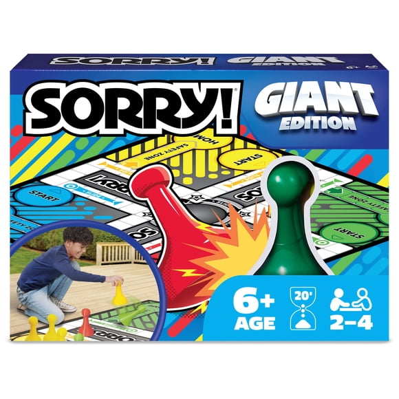 Juego de mesa familiar clásico Giant Sorry Spin Master Games