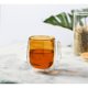 thumbnail image 2 of Set 2 Pzs Tazas Doble Pared 250ml Borosilicato Ambar Lugano, 2 of 3