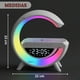thumbnail image 3 of Lámpara Inteligente De Mesa Luces Bluetooth Cargador Reloj, 3 of 12