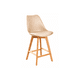 thumbnail image 1 of Taburete Tulip Wood Acolchado 66cm - Beige, 1 of 3