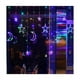 thumbnail image 2 of Guirnalda Navideña Navidad Estrellas Lunas Cortina Luz Led Multicolor, 2 of 3