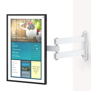 Soporte De Pared Para Echo Show 15 Wali, Ajustable, Blanco
