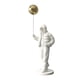 thumbnail image 3 of Originalidad Balloon Figura Figura Estatua Decoración Artesanía Para Bookshelf Home White, 3 of 5