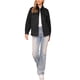 thumbnail image 2 of INSPIRE CHIC Abrigo de Mujer Imitación de Gamuza Cuello Vuelto Manga Larga Camisa Casual con Botones Chaqueta XS Negro, 2 of 6