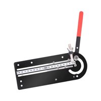 Magideal - Máquina Dobladora De Alambre Manual, Dobladora De Alambre De Mano, Herramienta Para Doblar Cables, Dobladora De Arneses De Cables, Construcción De Metal, Adecuada Para Reparaciones 24 X 9 Cm