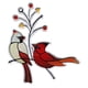 thumbnail image 2 of Elegante pájaro teñido Ventana Colgantes Prisma Pájaros de cristal Colectores de terre Colgante Acrílico Pájaros Decoración de pared para rama Oficina , D D, 2 of 5