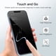 thumbnail image 5 of Protector de pantalla de privacidad JeTech para iPhone 14 de 6.1 pulgadas, paquete de 2, 5 of 7
