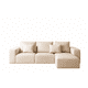 thumbnail image 1 of Seccional Modular Nantes Felpa Beige, 1 of 3