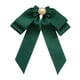 thumbnail image 1 of Broche Con Lazo Preatado Para Mujer, Elegante Broche Para Corbatas, Bufanda, Camisas, Blusa, Verde Oscuro, 1 of 3