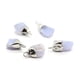 thumbnail image 1 of Namzi 5 Pzas Colgantes de Piedra Natural Irregulares, 7 X 12-10 X 25mm Dijes de Cristal Crudo, Colgantes de Piedra con Tapa Metálica para Suministros de Fabricación de Collares y Joyas DIY, Estilo 28, 1 of 2