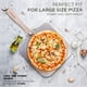 thumbnail image 3 of Pala para pizza KITCHUS MOON, grande, con cortador de aluminio de 14 pulgadas, 3 of 9