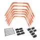 thumbnail image 4 of Anillos de Agilidad Hexagonales Juego de Pies de Agilidad Escalera de Entrenamiento Y Vallas de Velocidad Entrenamiento Multifunción Escalera de Agili Naranja, 4 of 5