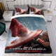 thumbnail image 4 of Capitán América 4 Conjunto de sábanas temático, trío de piezas, cómodo y amigable con la piel, diseño único, regalo de decoración para el hogar para familiares, amigos y fans,135cm *200cm, 4 of 6