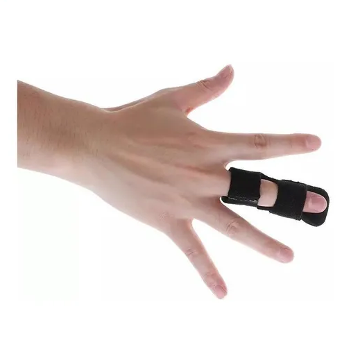 Genérico - Férula Dedos Imobilizador Corrector Ajustable Negro