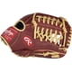 thumbnail image 2 of Guante de béisbol Rawlings 30 cm Burdeos con red Trap‑Eze modificada, 2 of 7