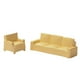 thumbnail image 4 of 2 Piezas De Resina De Simulación De Sofá De Casa De Muñecas Para Casa De Muñecas 1/64 DIY Modelo Decoración Beige, 4 of 5