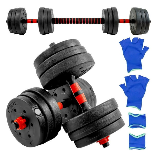 Set Mancuernas Barra Pesas Lider Mancuernas Ajustables Lider Pesas