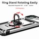 thumbnail image 2 of Funda Resistente Anillo Soporte Samsung Galaxy A22 5G Privacidad Cámara Montaje Magnético Plata, 2 of 5