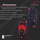 thumbnail image 3 of Guantes de trabajo Zero Friction Universal Red Performance para hombre, 3 of 3
