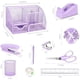 thumbnail image 2 of Set Organizador Escritorio Scindaly 12 Piezas Violeta Metal, 2 of 3
