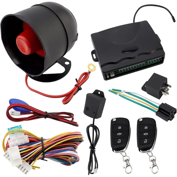 Alarma Auto 12V ePathChina Modelo 10 Keyless 2 Controles
