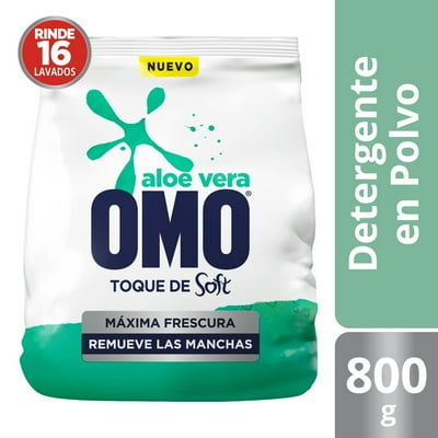 Detergente Aloe Vera Polvo 800 G Omo