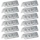 thumbnail image 1 of Reserved Table Signs, paquete de 12 unidades, Juvale Metal Wedding Restaurant, 1 of 5