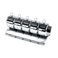 Ioensy - Contador De Escritorio, Contador De Clic Portátil Para Bancos, Escuelas, Eventos Deportivos, 5 Unidades