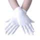 thumbnail image 1 of suxuMhao Guantes de Moda, 5 Pares Guantes Ceremoniales Guantes Formales, Guantes de Muñeca Guantes de Dedo Completo, Guantes Cortos Delgados Elásticos Blancos, Talla Única para la Mayoría, Adecuados, 1 of 2