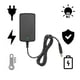 thumbnail image 3 of Cargador de 24 V 1000 mA para juguetes de coche para niños con pantalla LED, 3 of 6