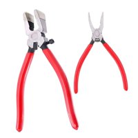 Magideal - Alicates Para Romper Vidrio, Alicates Para Llaveros, Alicates Para Ranurar, Alicates Para Correr Vidrio Para La Instalación De Herrajes, Vidrio Grueso