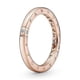 thumbnail image 2 of Anillo Pandora Rose Sparkling Wishbone Heart, 2 of 2