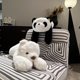 thumbnail image 4 of Peluche pesado FoxVilla Polar Bear de 2 kg para adultos, 4 of 7