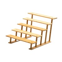 Magideal - Estante De Almacenamiento De Escritorio Con Elevador De Exhibición, Soporte De Exhibición De Joyas De Múltiples Capas, Artesanías Simples Para Adornos 5 Niveles 40 Cm