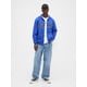 thumbnail image 2 of Sudadera con capucha GAP para hombre Heritage Logo con cremallera completa Royal Gem XL, 2 of 3