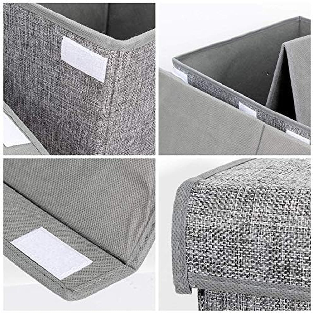 Baúl De Juguetes Popoly Grande 83l Gris Plegable Con Tapa