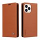 thumbnail image 1 of Funda Billetera de Cuero para iPhone 14 Pro Max con Tarjetero y Soporte - Tapa Magnética Marrón, 1 of 6