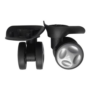 Bothyi - 2 Piezas Maleta Equipaje Rueda Giratoria Resistente Al Desgaste Reparación Equipaje Ruedas Estilo A